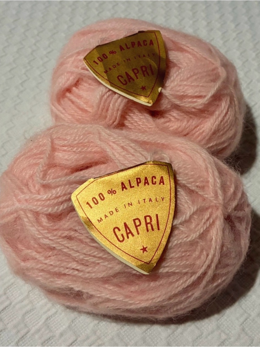 100% Alpaca Yarn - Soft Pink